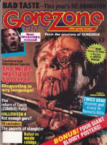 Quiet, tasteful covers such as this are part of what made Gorezone legendary.